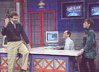 David Heil, David Kristol, and pep during our segment